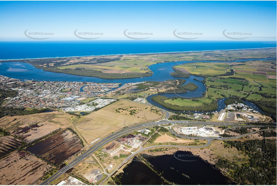 Aerial Photo West Ballina NSW Aerial Photography