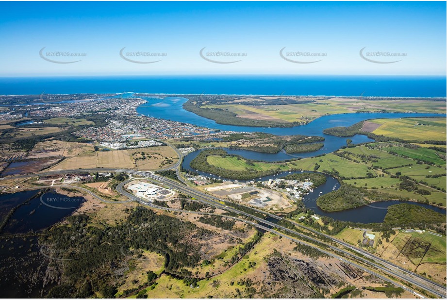Aerial Photo West Ballina NSW Aerial Photography