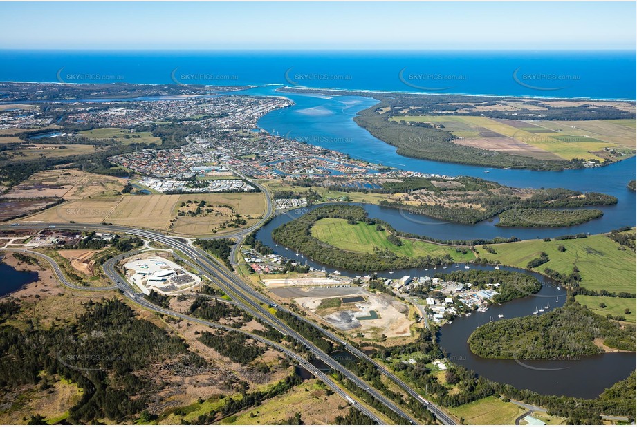 Aerial Photo West Ballina NSW Aerial Photography