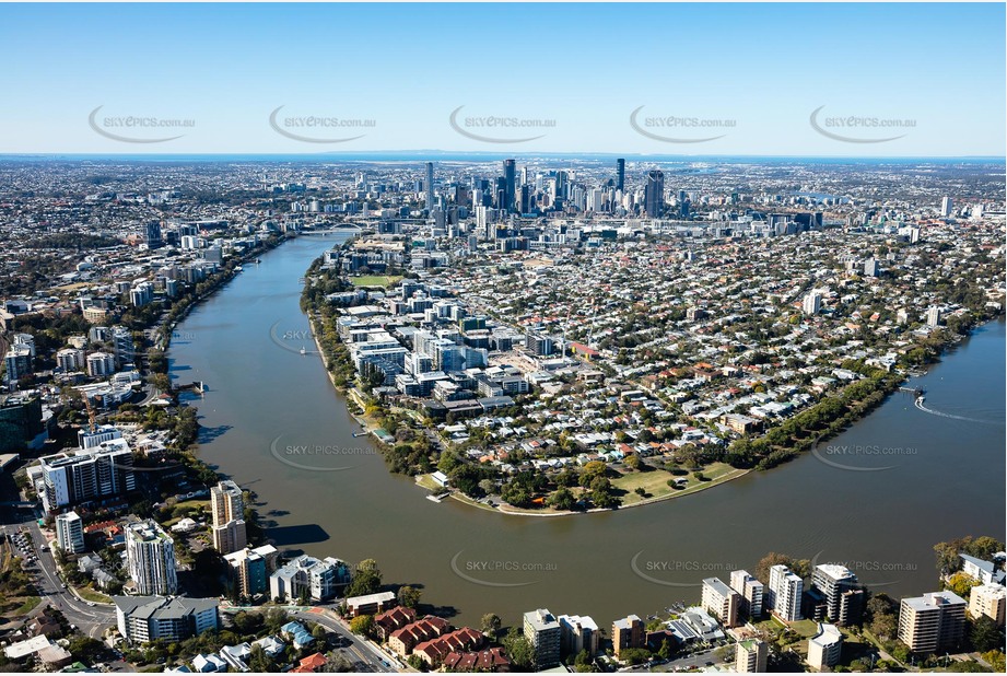 Aerial Photo West End QLD Aerial Photography