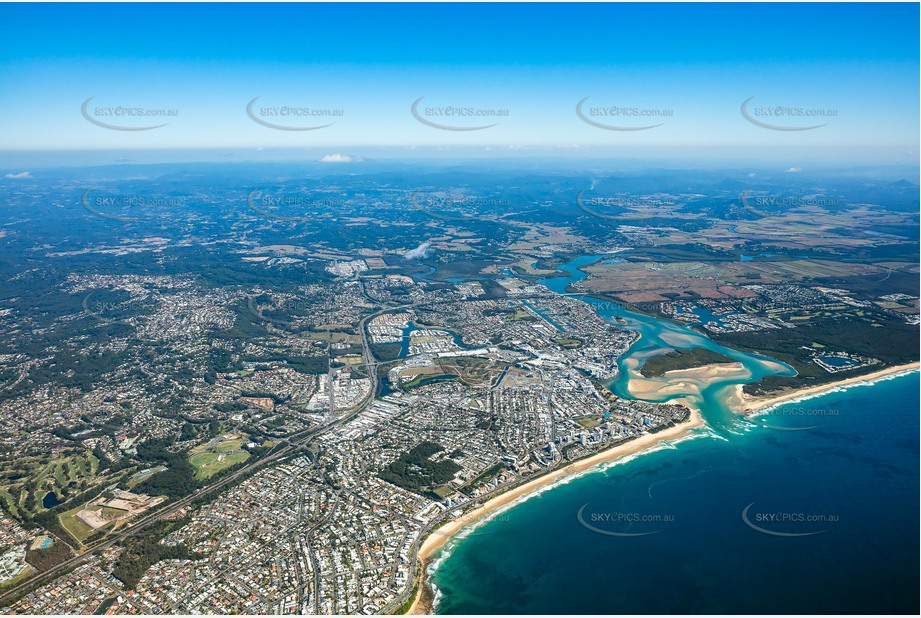 High Altitude Aerial Photo Maroochydore QLD Aerial Photography