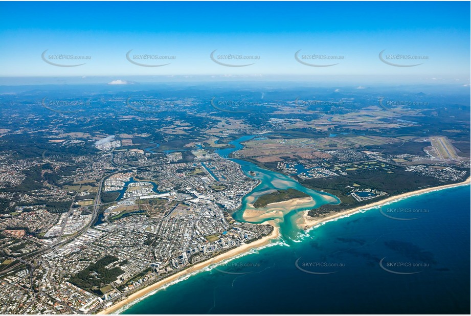 High Altitude Aerial Photo Maroochydore QLD Aerial Photography