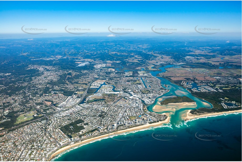 High Altitude Aerial Photo Maroochydore QLD Aerial Photography