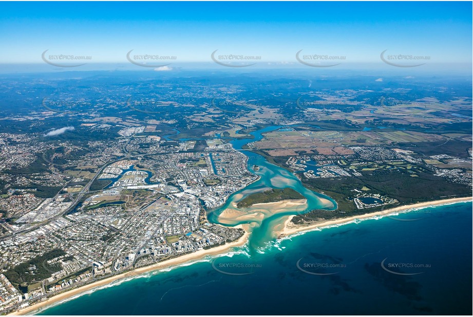 High Altitude Aerial Photo Maroochydore QLD Aerial Photography