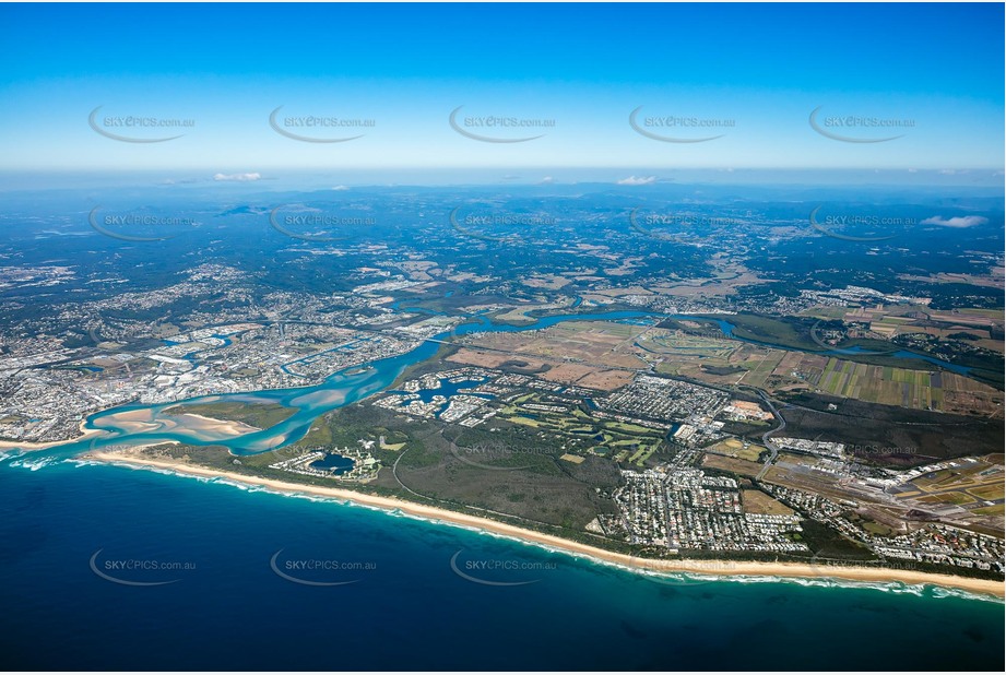 High Altitude Aerial Photo Mudjimba QLD Aerial Photography