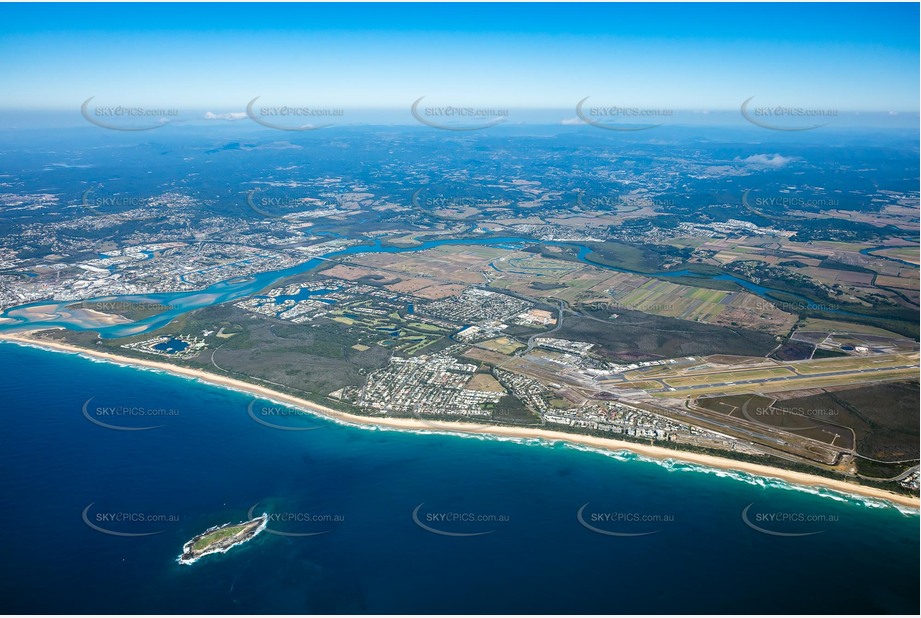 High Altitude Aerial Photo Mudjimba QLD Aerial Photography