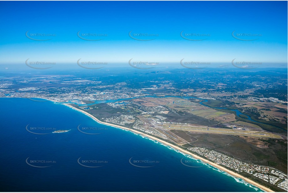 High Altitude Aerial Photo Marcoola QLD Aerial Photography