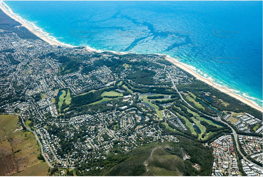 High Altitude Aerial Photo Mount Coolum QLD Aerial Photography