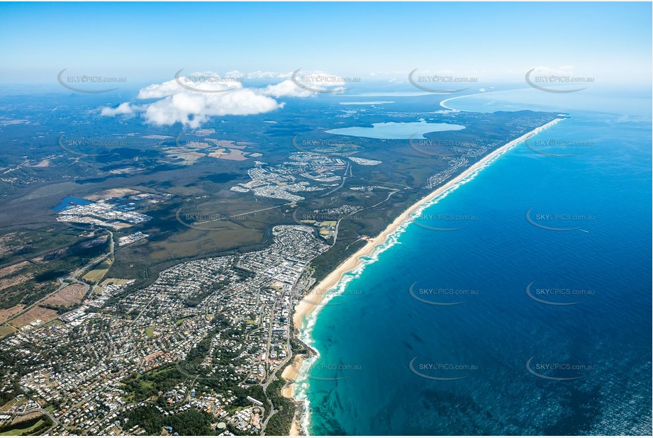 High Altitude Aerial Photo Coolum Beach QLD Aerial Photography