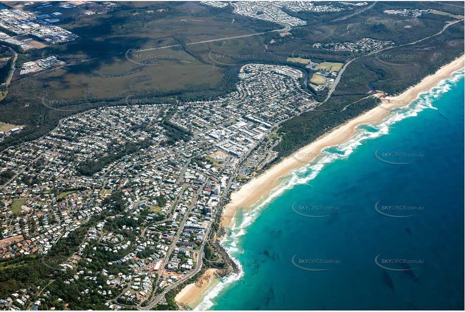 High Altitude Aerial Photo Coolum Beach QLD Aerial Photography