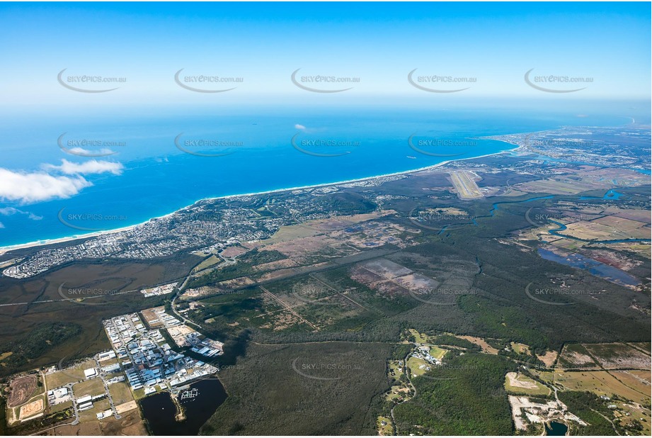 High Altitude Aerial Photo Coolum Beach QLD Aerial Photography