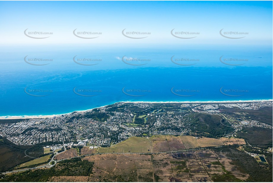 High Altitude Aerial Photo Coolum Beach QLD Aerial Photography