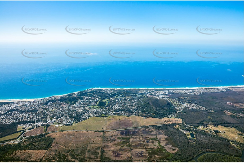 High Altitude Aerial Photo Coolum Beach QLD Aerial Photography
