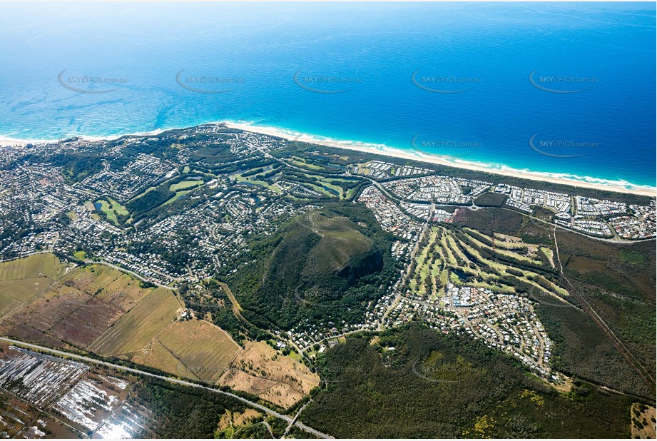 High Altitude Aerial Photo Mount Coolum QLD Aerial Photography