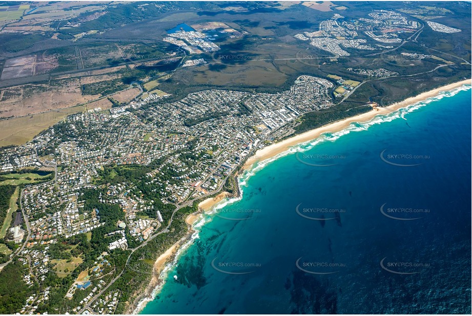 High Altitude Aerial Photo Coolum Beach QLD Aerial Photography
