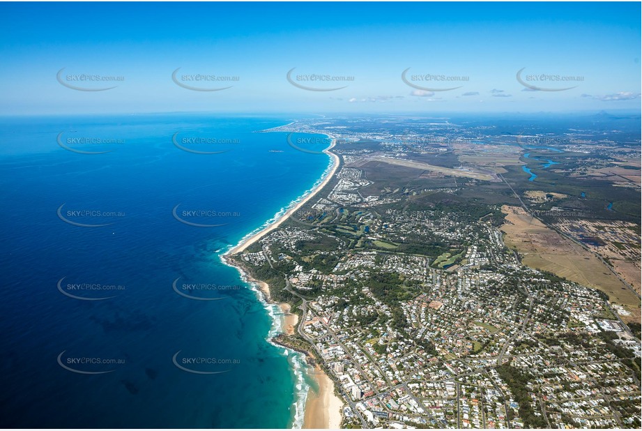 High Altitude Aerial Photo Coolum Beach QLD Aerial Photography