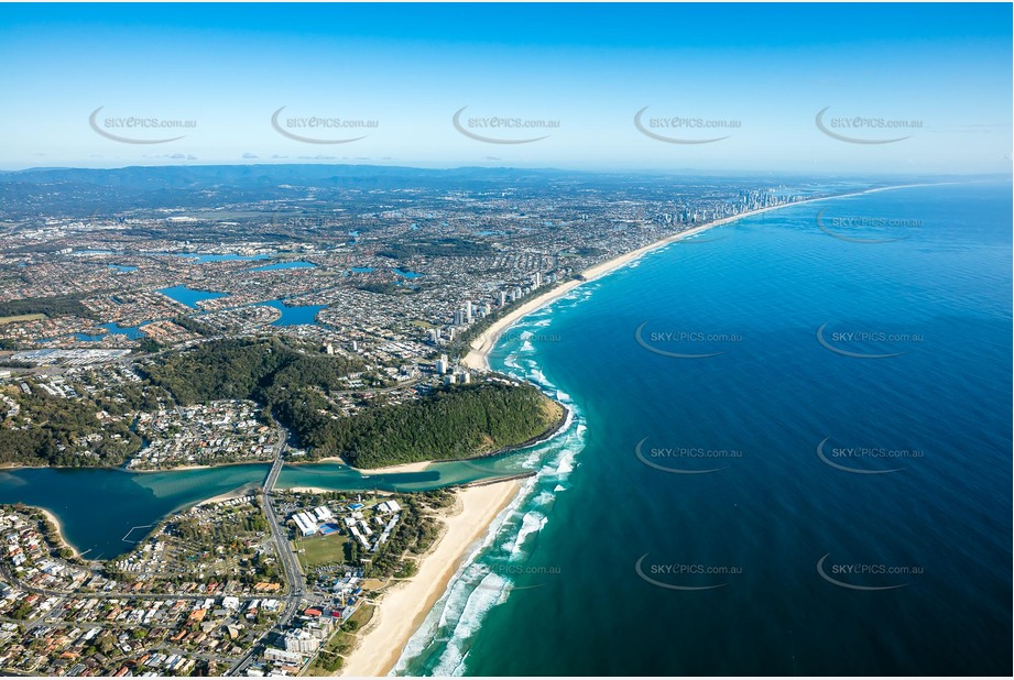 Aerial Photo Burleigh Heads QLD Aerial Photography