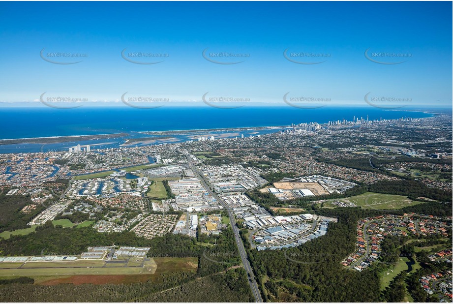 Aerial Photo Biggera Waters QLD Aerial Photography
