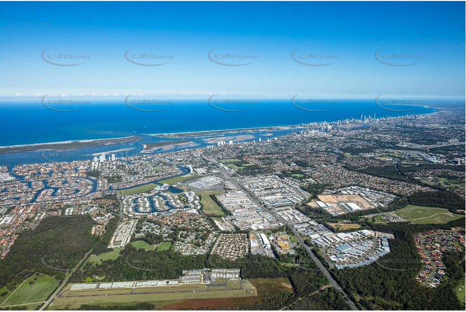 High Altitude Aerial Photo Biggera Waters QLD Aerial Photography