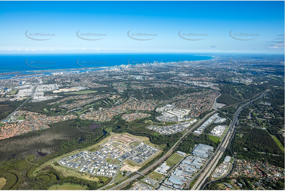 High Altitude Aerial Photo Helensvale QLD Aerial Photography