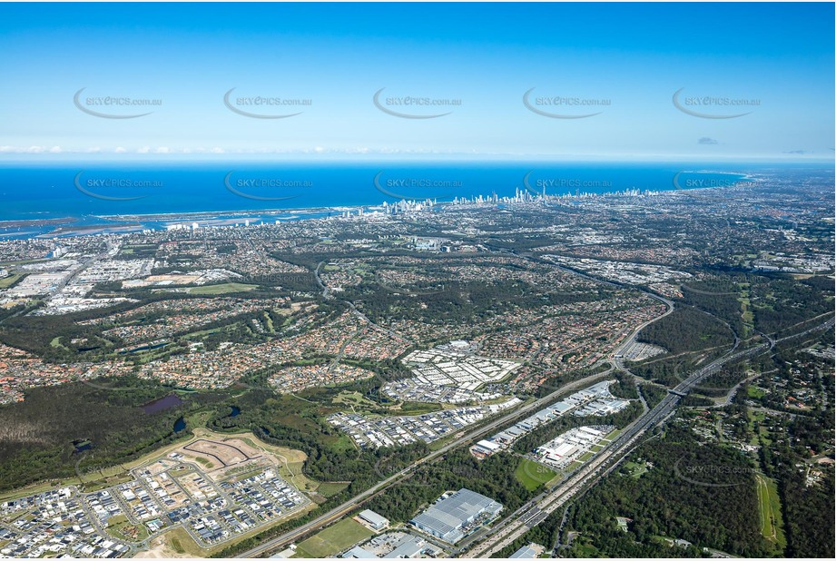 High Altitude Aerial Photo Arundel QLD Aerial Photography