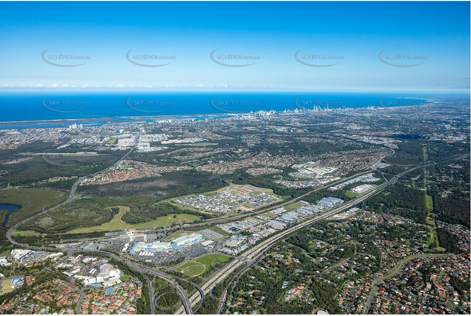 High Altitude Aerial Photo Helensvale QLD Aerial Photography