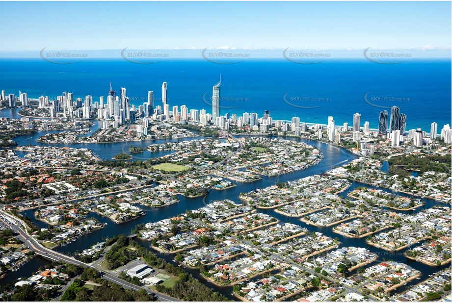 Aerial Photo Broadbeach Waters QLD Aerial Photography