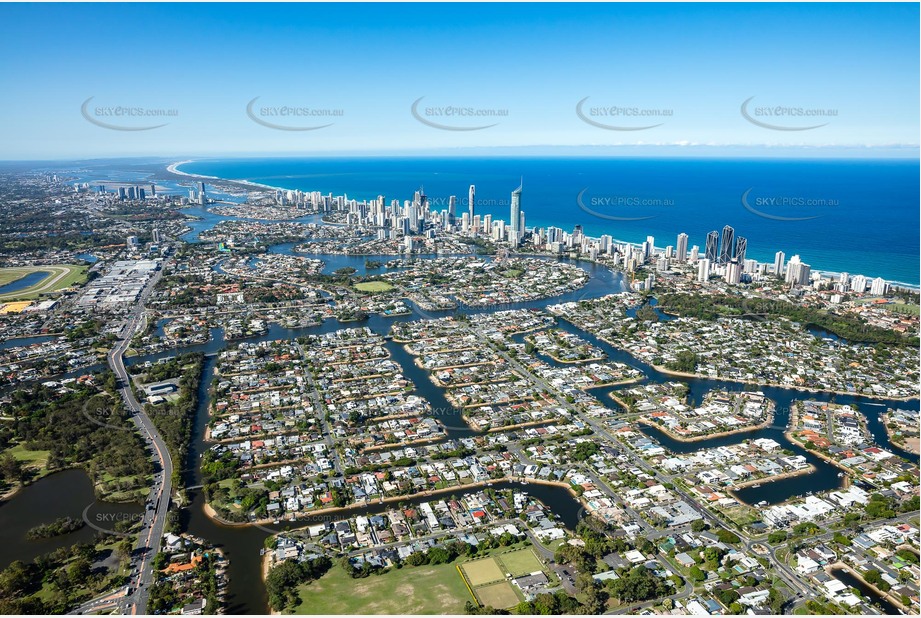 Aerial Photo Broadbeach Waters QLD Aerial Photography