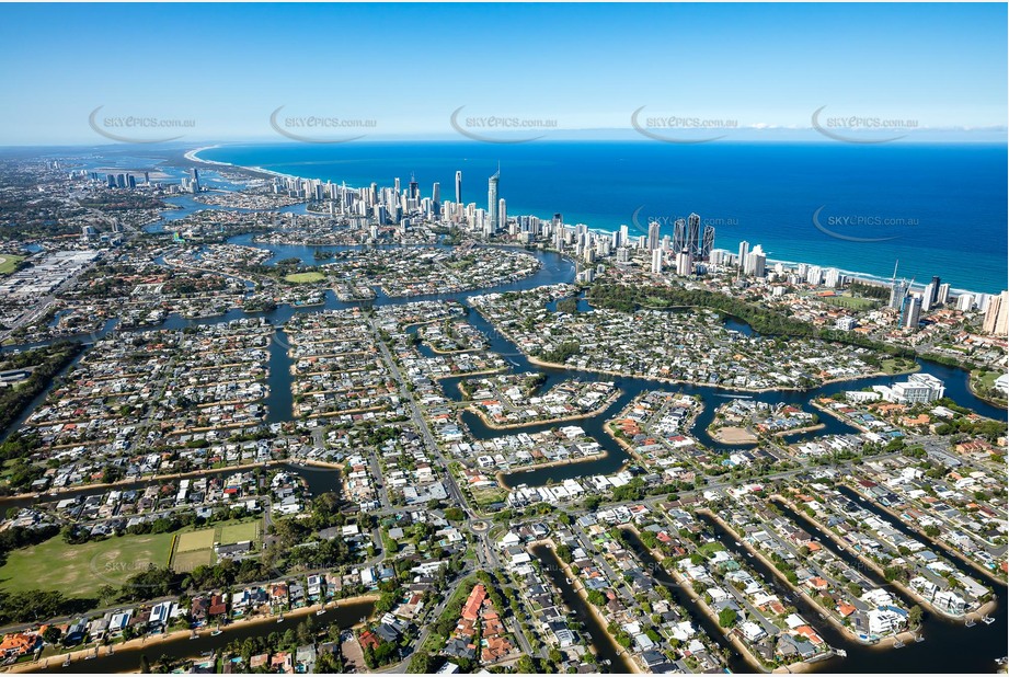 Aerial Photo Broadbeach Waters QLD Aerial Photography