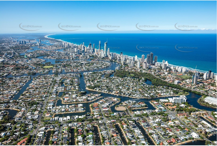 Aerial Photo Broadbeach Waters QLD Aerial Photography