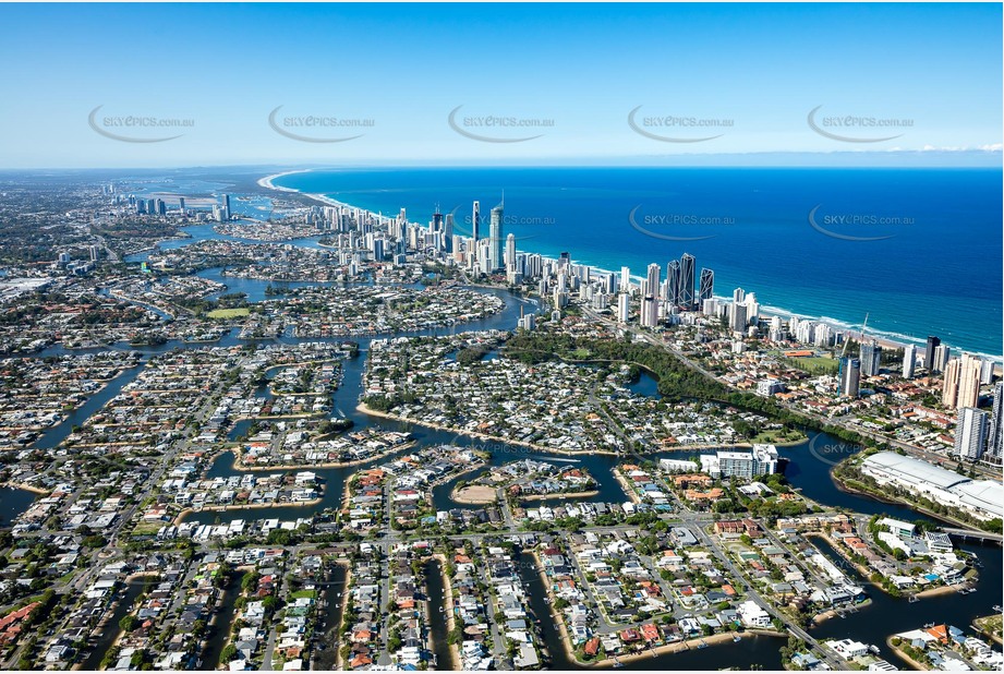 Aerial Photo Broadbeach Waters QLD Aerial Photography