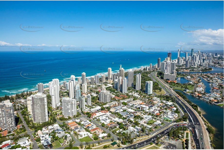 Aerial Photo Main Beach QLD Aerial Photography