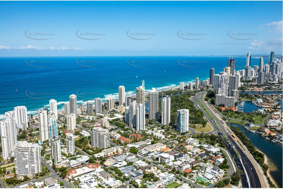 Aerial Photo Main Beach QLD Aerial Photography