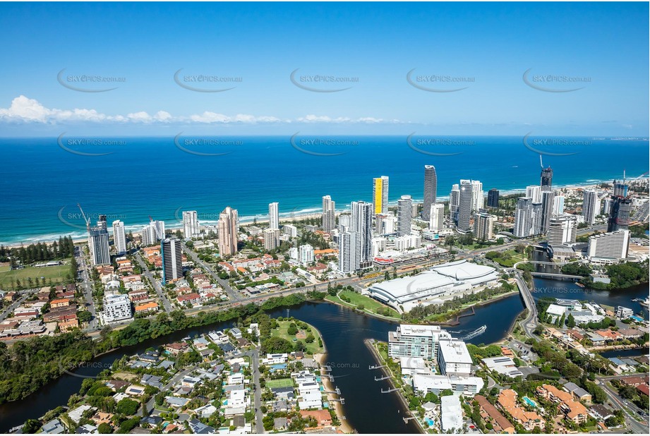 Aerial Photo Broadbeach Waters QLD Aerial Photography