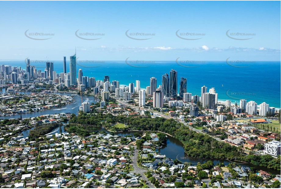 Aerial Photo Broadbeach Waters QLD Aerial Photography