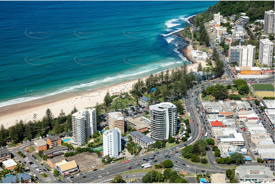 Aerial Photo Burleigh Heads QLD Aerial Photography