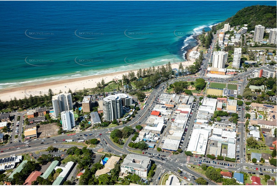 Aerial Photo Burleigh Heads QLD Aerial Photography