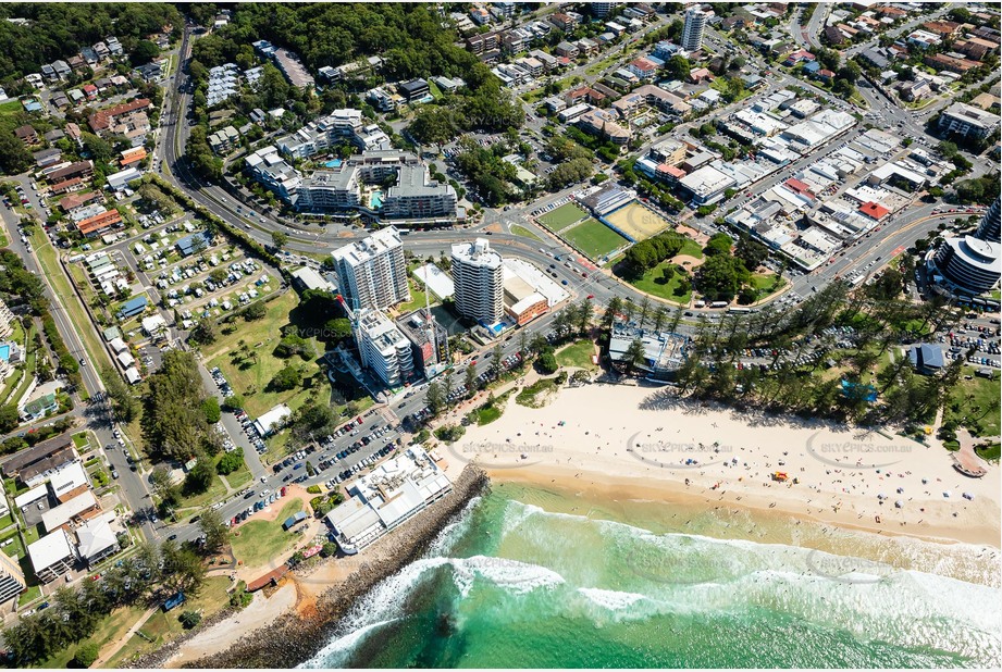 Aerial Photo Burleigh Heads QLD Aerial Photography