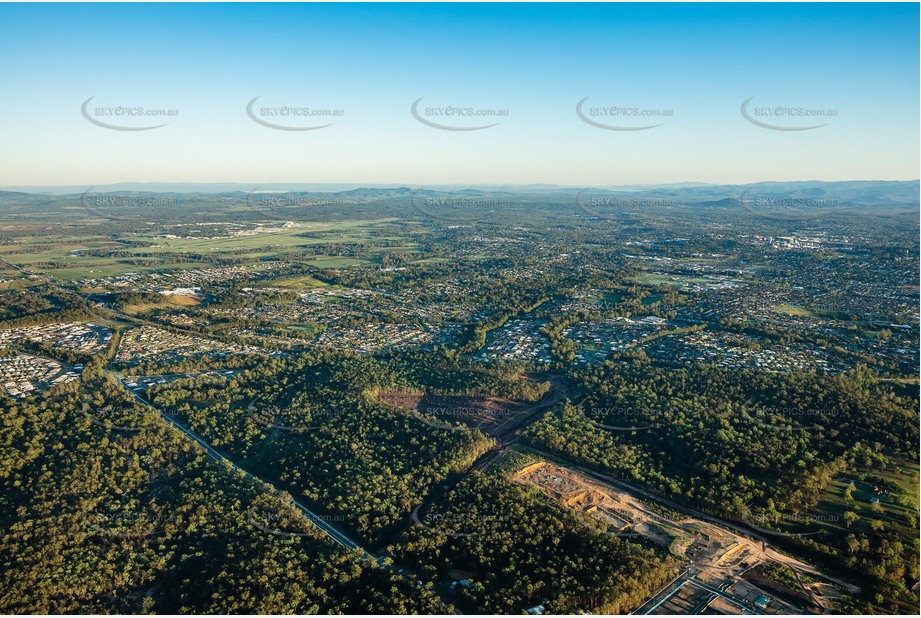 Sunrise Aerial Photo Ripley QLD Aerial Photography