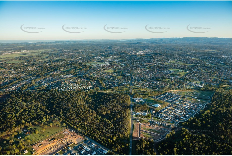 Sunrise Aerial Photo Ripley QLD Aerial Photography