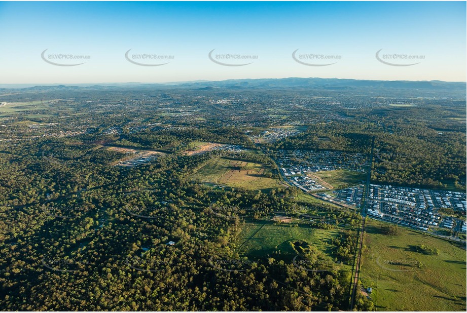 Sunrise Aerial Photo Ripley QLD Aerial Photography