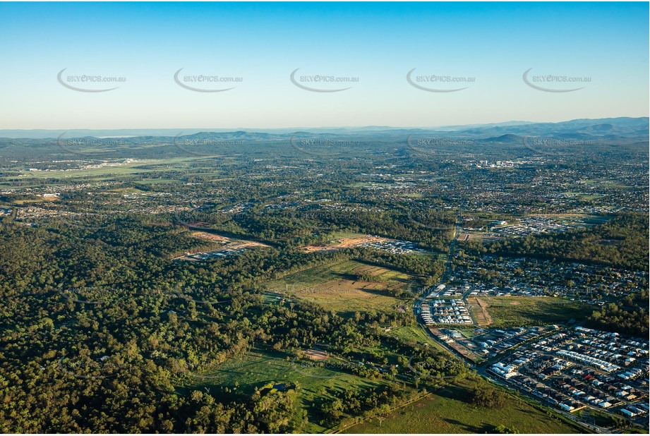 Sunrise Aerial Photo Ripley QLD Aerial Photography