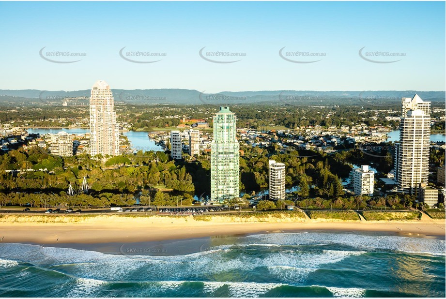 Aerial Photo Main Beach QLD Aerial Photography