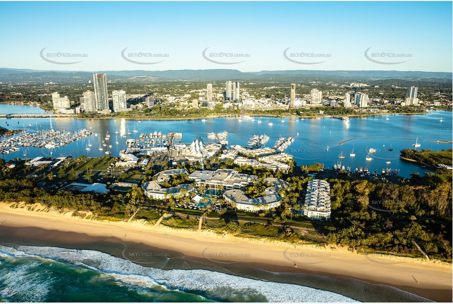 Aerial Photo Main Beach QLD Aerial Photography