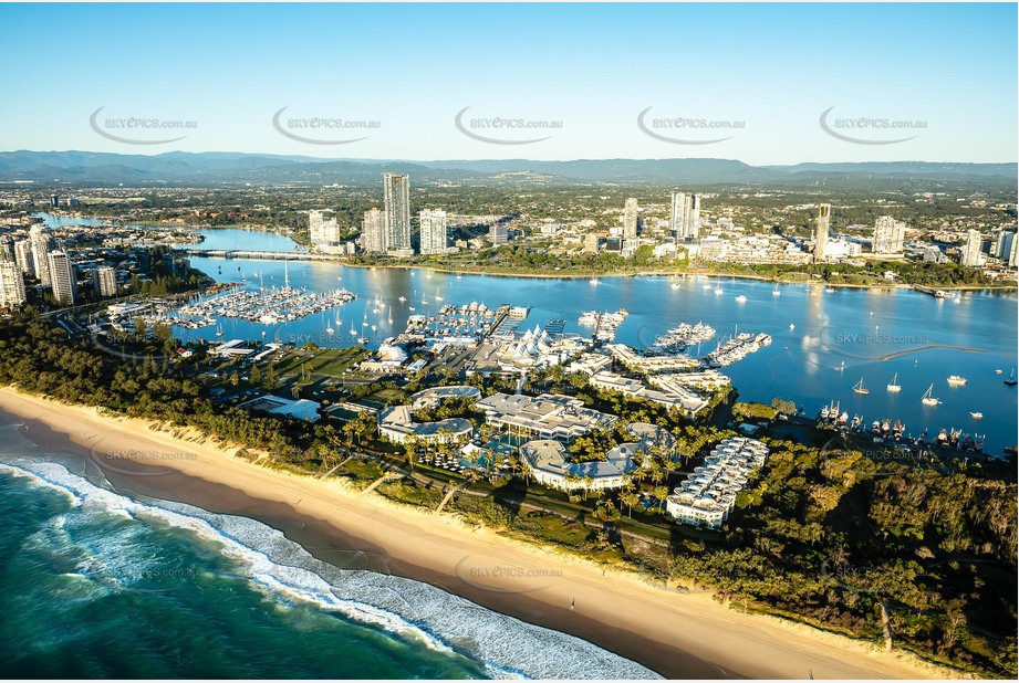 Aerial Photo Main Beach QLD Aerial Photography