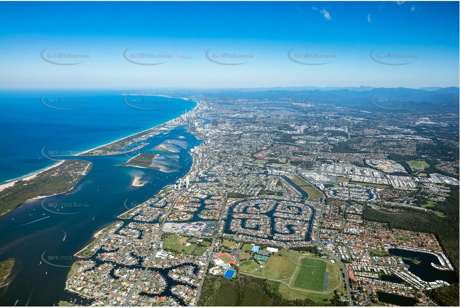 High Altitude Aerial Photo Runaway Bay QLD Aerial Photography