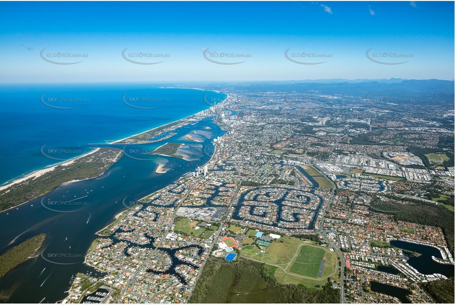 High Altitude Aerial Photo Runaway Bay QLD Aerial Photography