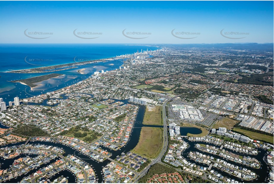 Aerial Photo Biggera Waters QLD Aerial Photography