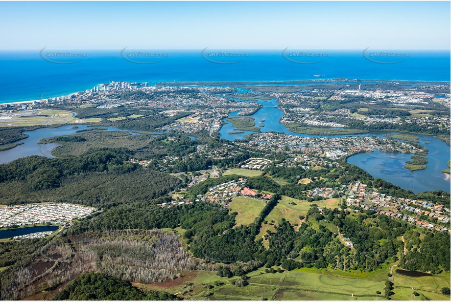 Aerial Photo Tweed Heads West NSW Aerial Photography