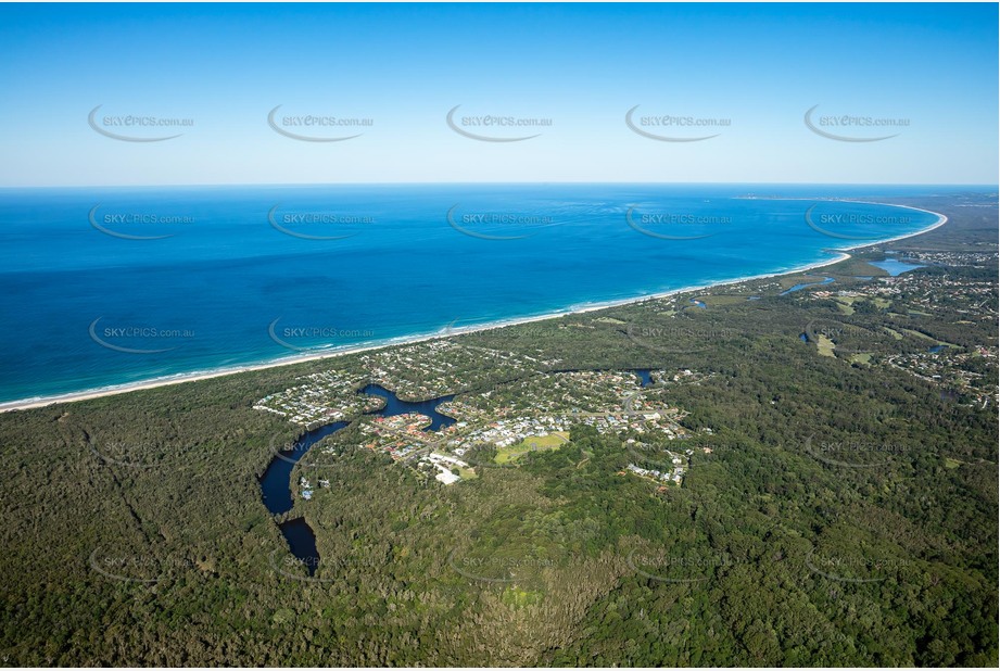 Aerial Photo Ocean Shores NSW Aerial Photography